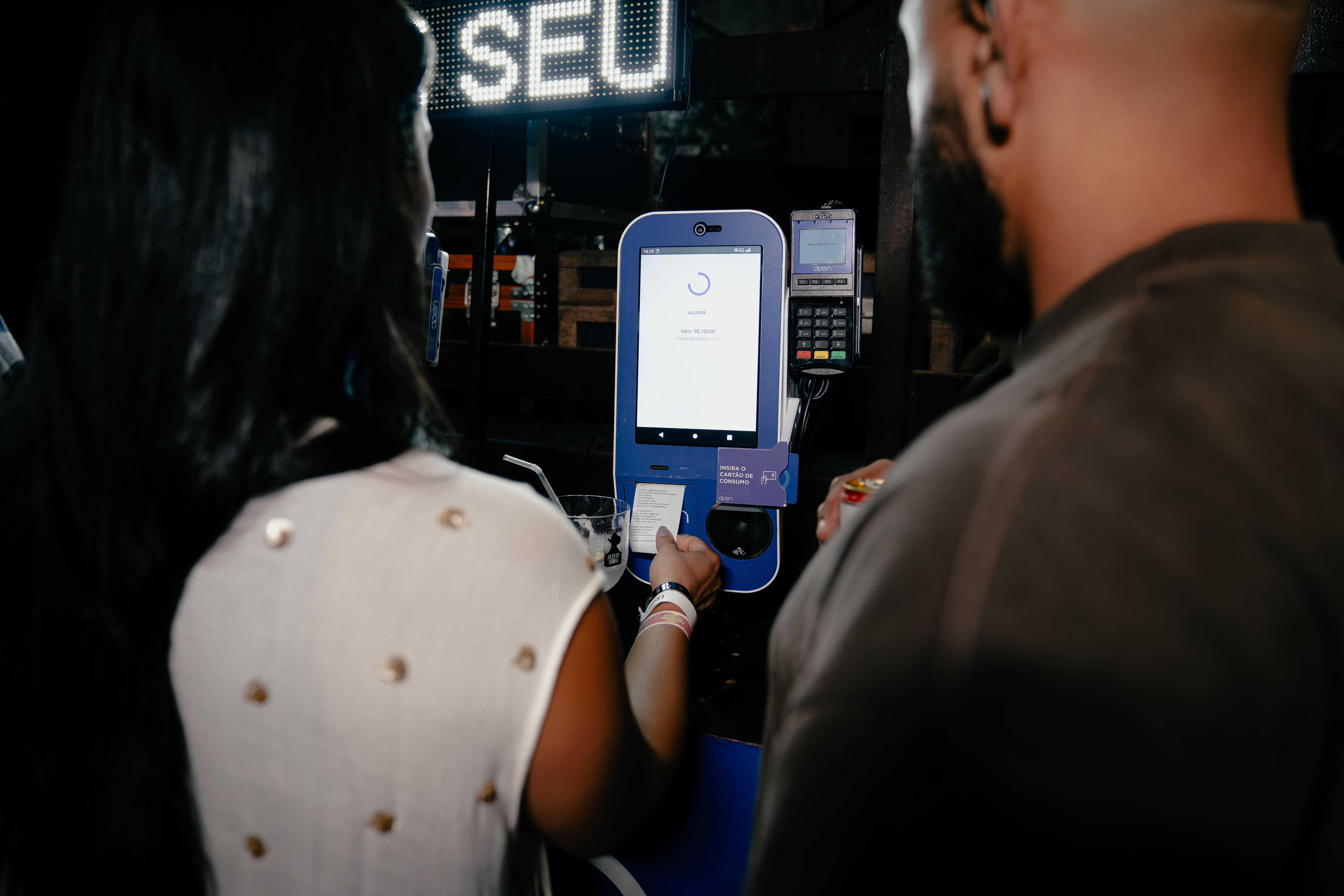 Autoatendimento para eventos